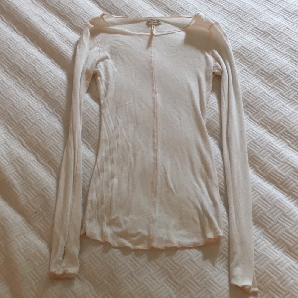 Free People long sleeve shirt with thumb holes.